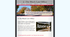 Desktop Screenshot of gregblacklawoffice.com